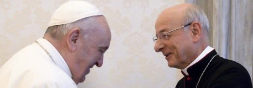 Mons. Fernando Ocáriz e papa Francesco